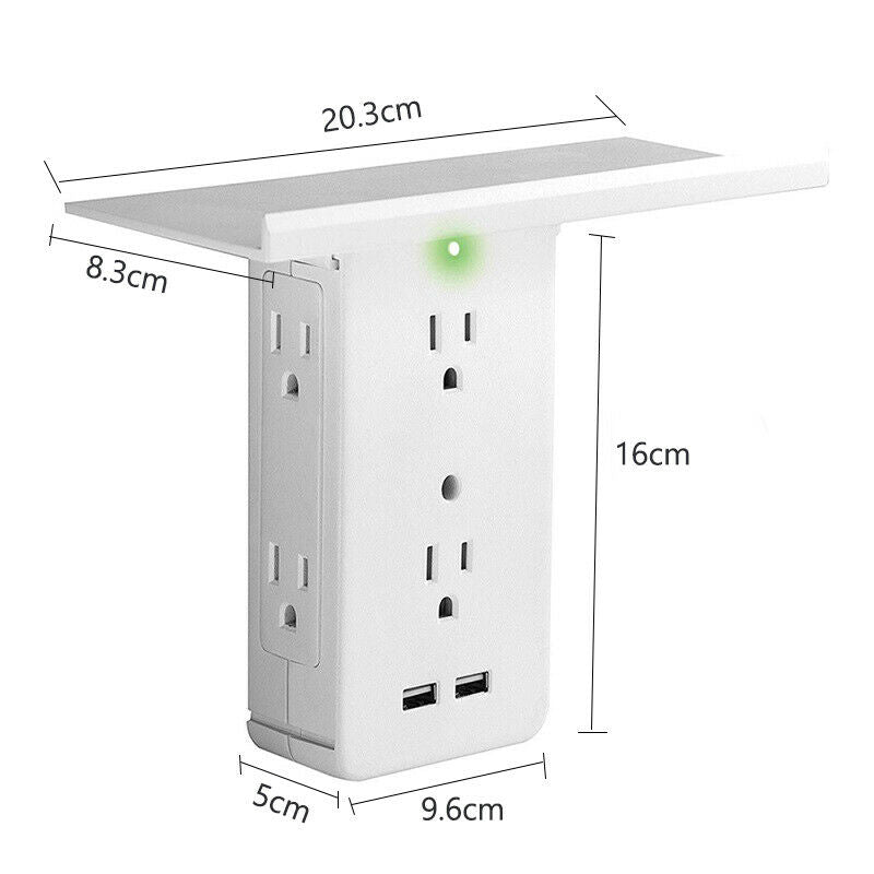 Goldburns™ Multifunctional Outlet Shelf Wall